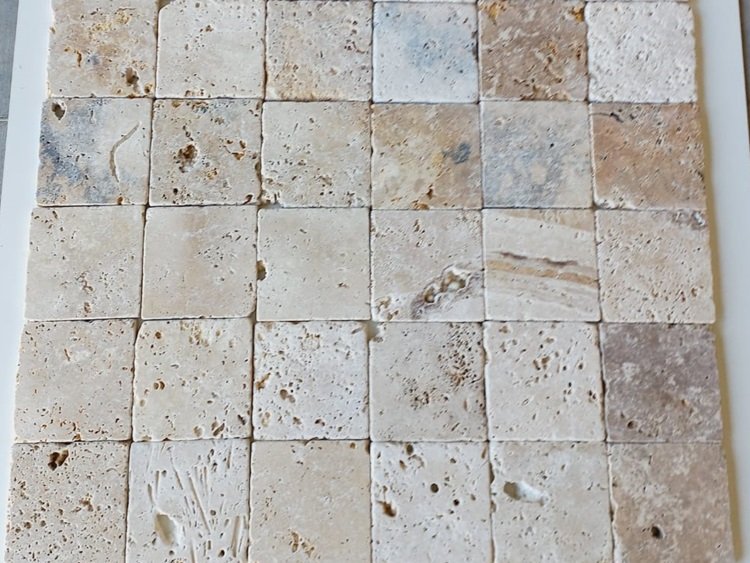 1x10x10 cm Traverten Eskitme
